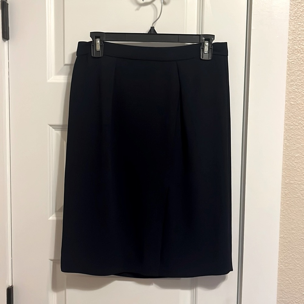 J. Crew Navy Pencil Skirt